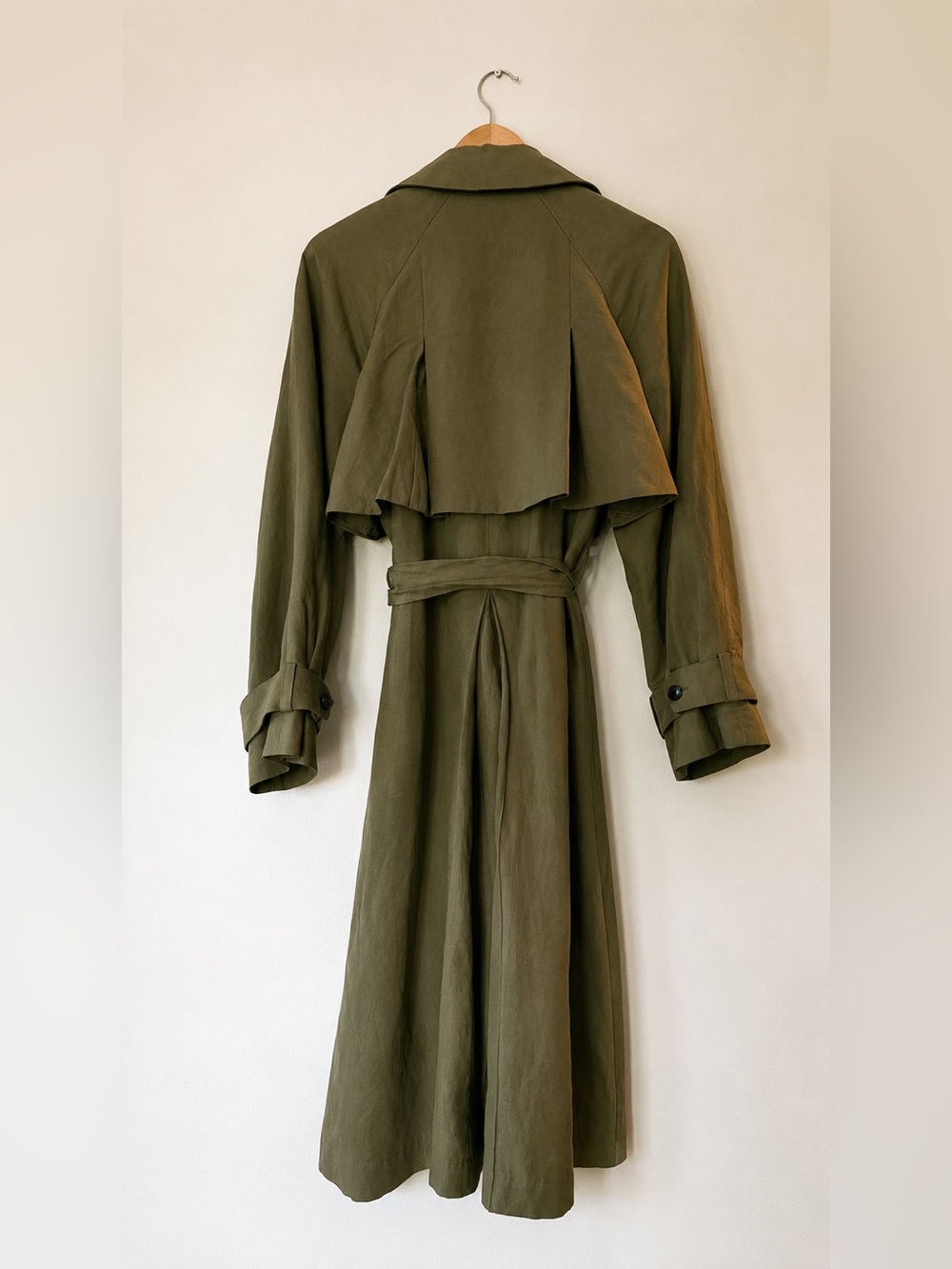 Wilfred Phase Trench Coat – Rich Olea Green | Size S - Picture 6 of 10
